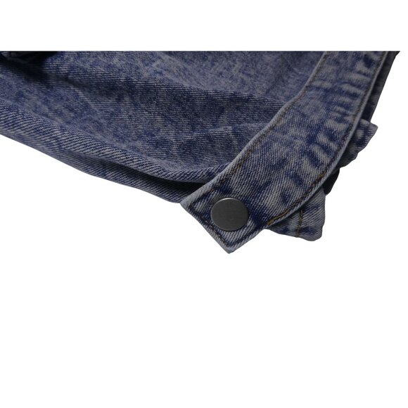 Rise High Rise Wide Multi Cargo Blue Jeans‎ Women's Size 9 - Picture 8 of 8